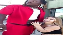 Valentina Midget - Poolside BBC Fuck With Louie Smalls