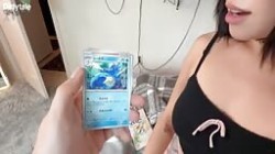 Eevee Luna - Latina Stepdaughter Loves Pokemon Cards