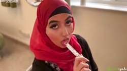 Aaliyah Yasin - Tries Not To Swallow Her Stepbrothers Cum