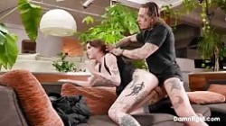 Eden Ivy - Skinny Brunette Loves Nasty Sex Challenge Anal